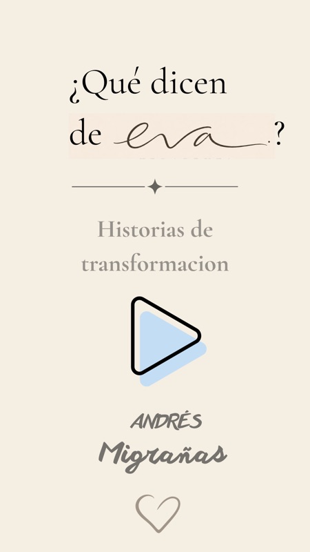 Portada del testimonio en vídeo de Andrés