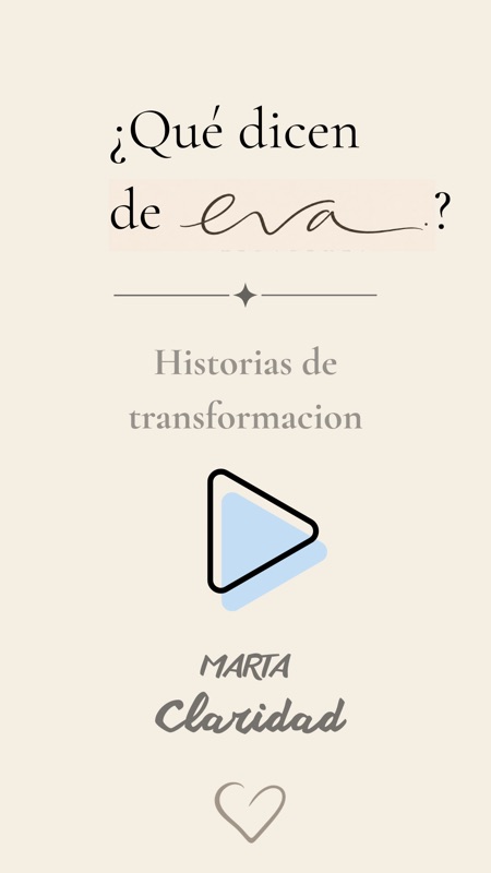 Portada del testimonio en vídeo de Marta